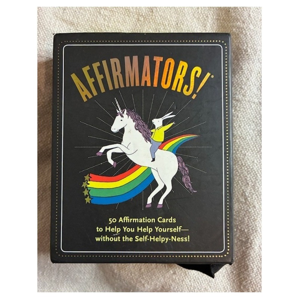Knock Knock Affirmators! 50 Affirmation Cards Deck Self-Help Without Helpy